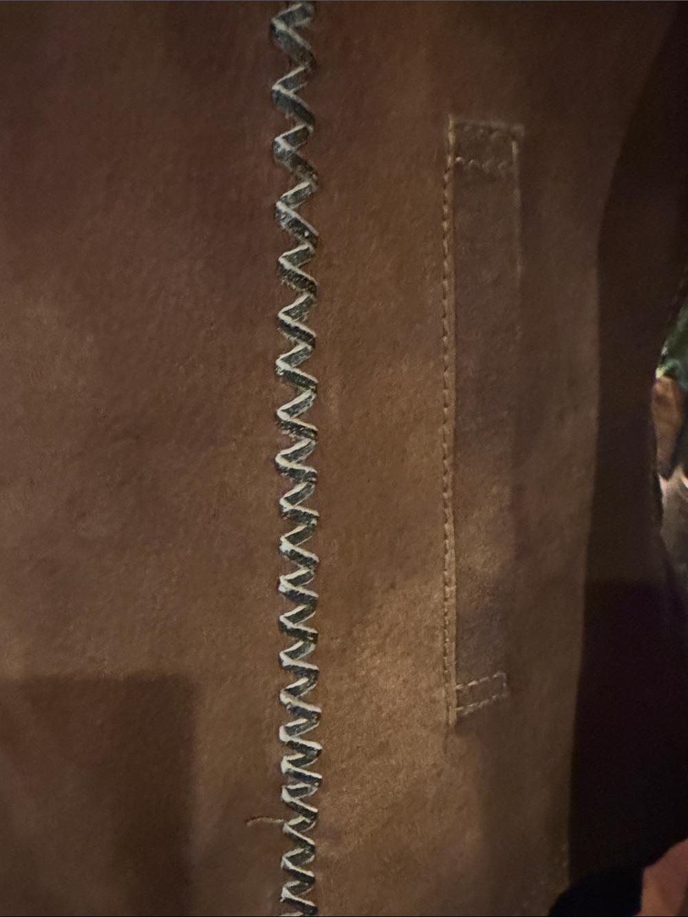 Cripple Creek Suede Western-Style Brown Jacket w/Leather Studded Trim/Concho Bck - Picture 3 of 15